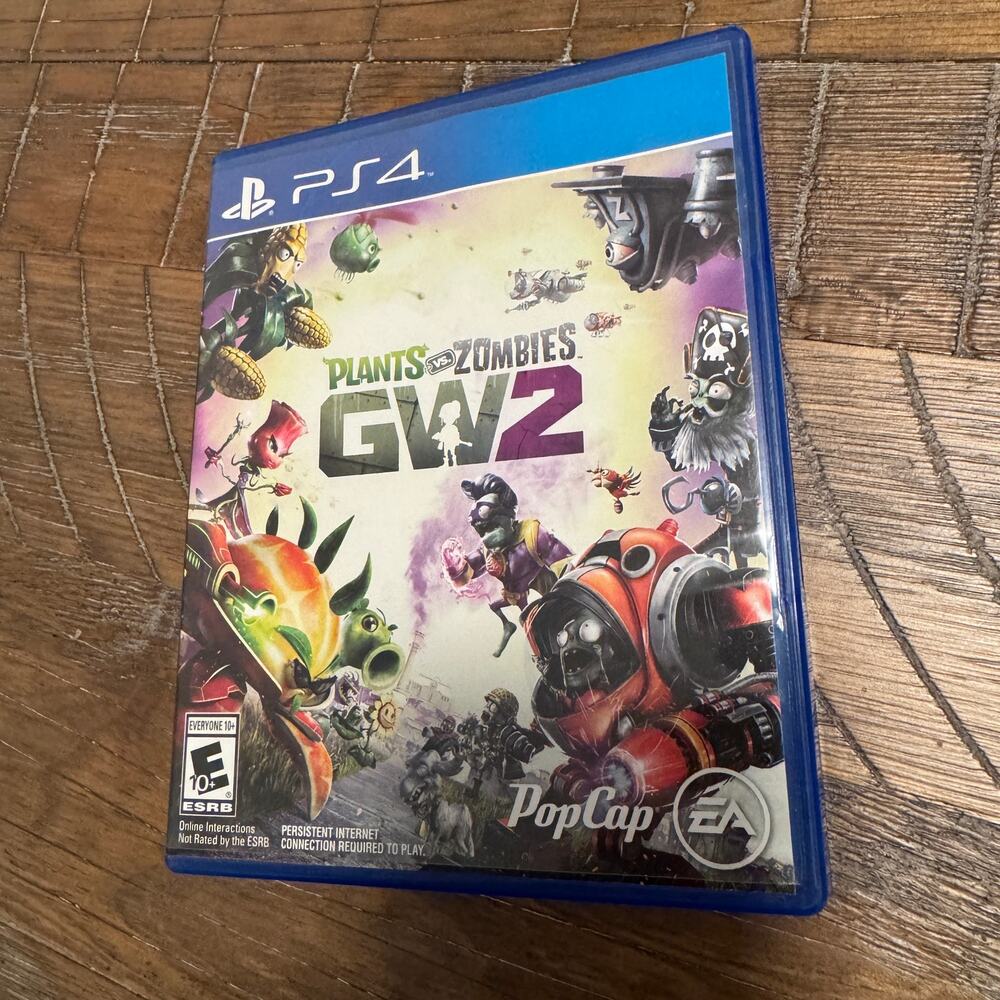 Plants vs Zombies Garden Warfare 2 PS4 Game Disc Case PopCap EA CIB
